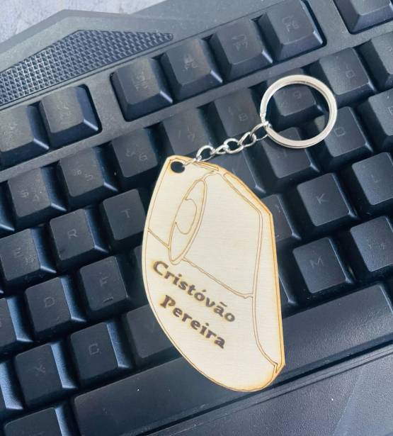 Porta-chaves madeira